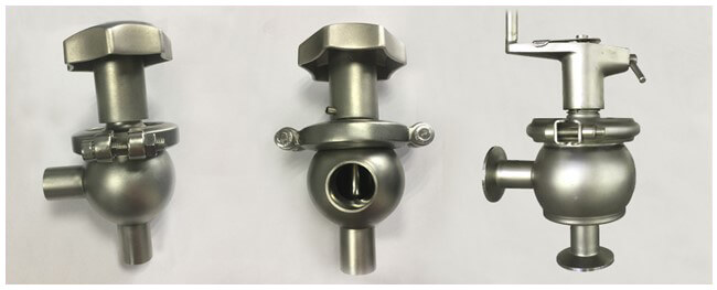 Solda de extremidade manual sanitária higiênica da válvula de regulamento do fluxo/tri extremidades da conexão da braçadeira