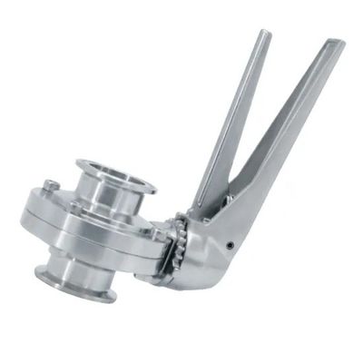 Bom preço Válvula de borboleta higiênica braçadeira sanitária dos SS 316L DN250 da tri on-line