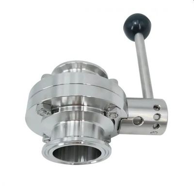 Bom preço Válvula de borboleta higiênica máxima de ISO9001 145psi SS304 on-line