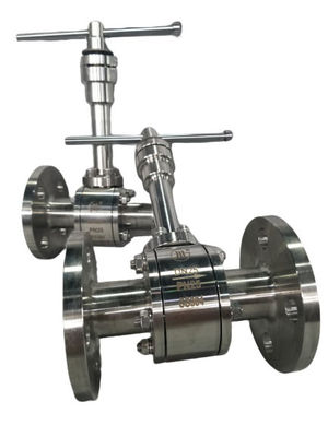 Bom preço Tipo válvula da flange de DN100mm de bola criogênica para LO2 on-line