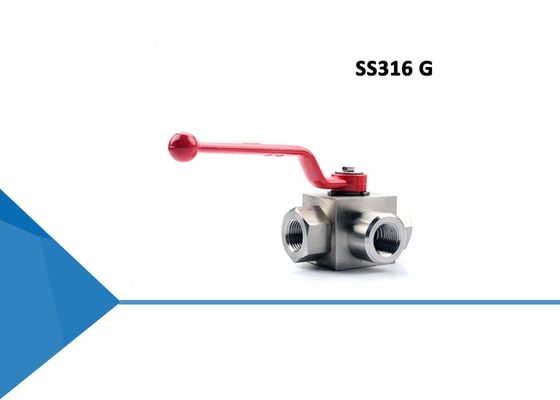 Bom preço Válvula de bola hidráulica de aço inoxidável da linha de SS316 G para o óleo on-line